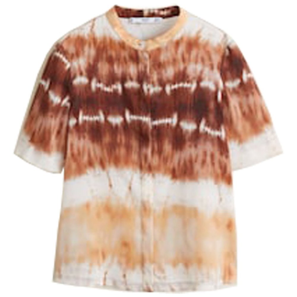 MNG Suit Tie Dye Short Sleeve Blouse